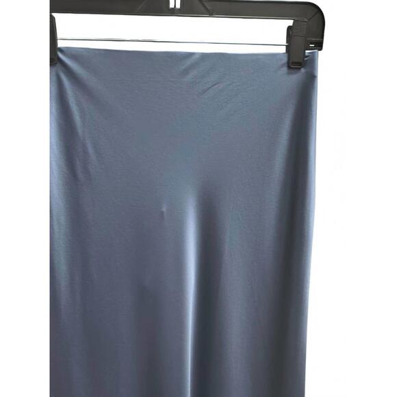 NEW DIOMI women's silk maxi skirt in slate blue - Picture 2 of 3